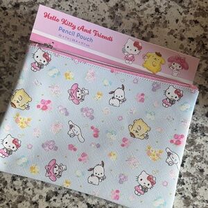Hello Kitty Pink and Yellow Character Pouch